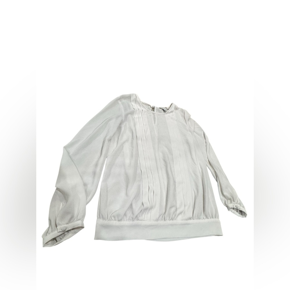Forever‎ 21 White Sheer Blouse